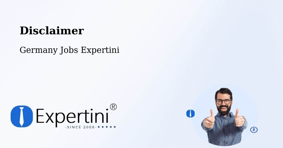 Disclaimer – Neu Ulm - Germany Jobs Expertini
